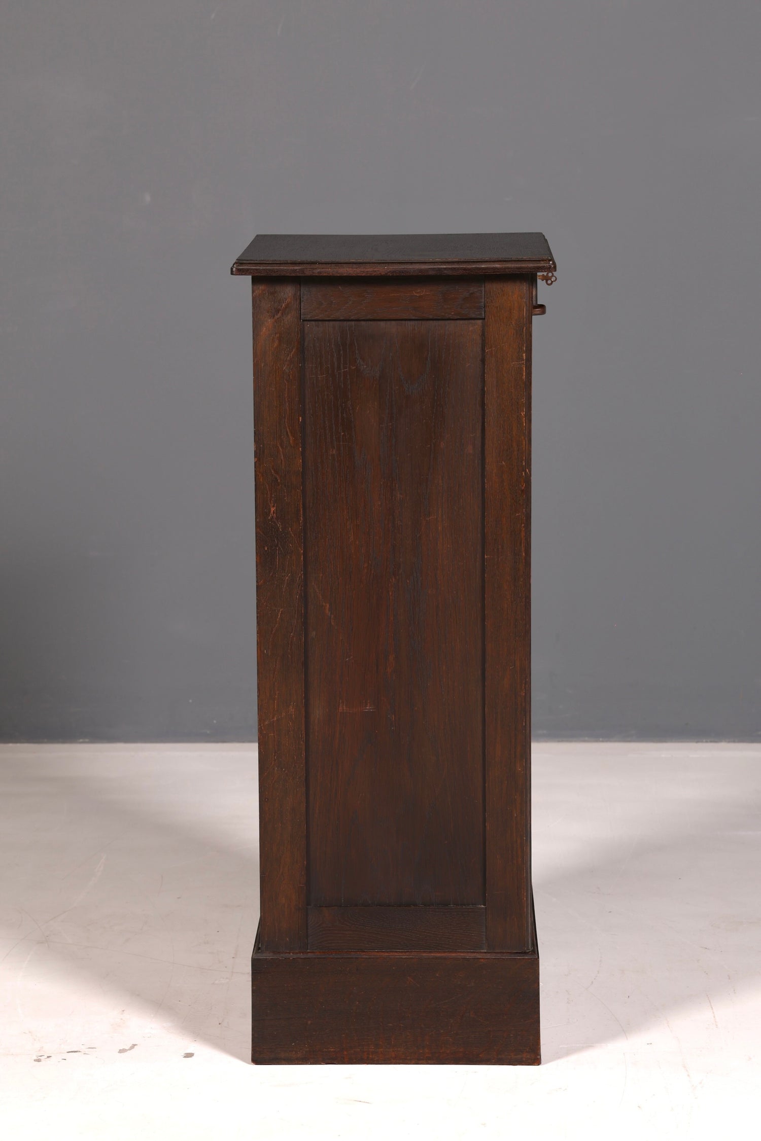 Simple Bauhaus tambour cabinet roll-front cabinet filing cabinet Art Deco office cabinet antique vintage