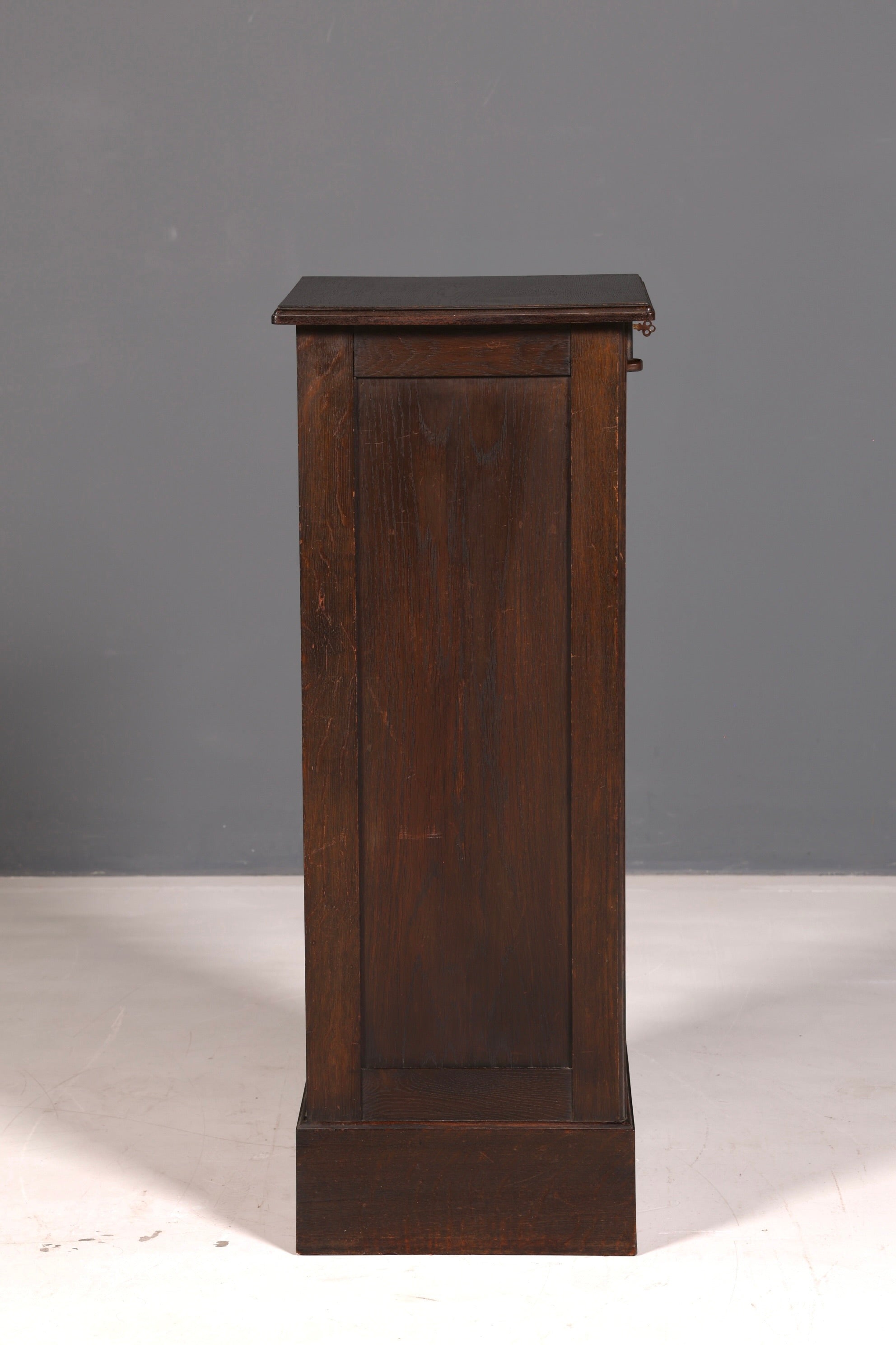 Simple Bauhaus tambour cabinet roll-front cabinet filing cabinet Art Deco office cabinet antique vintage