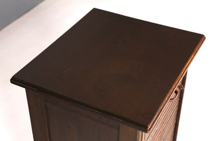 Simple Bauhaus tambour cabinet roll-front cabinet filing cabinet Art Deco office cabinet antique vintage