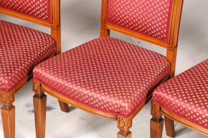 6x Traumhafte Selva Stuhle Esszimmer Stuhl Set Villa Borghese Küchenstühle Antik Stil Set