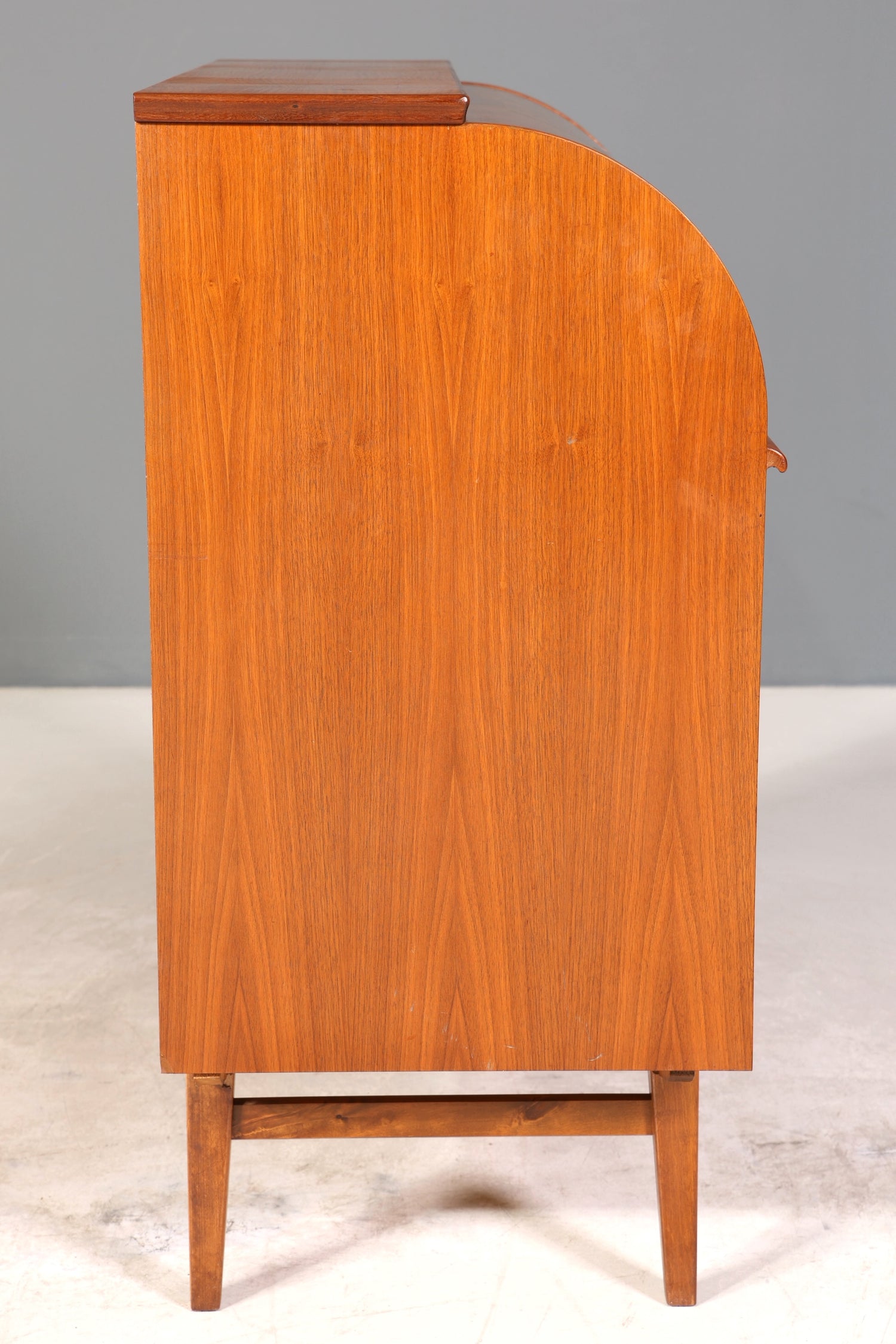 Wunderschöner Mid Century Rollladen Sekretär Danish Design echt Holz Schreibkommode 60er Jahre