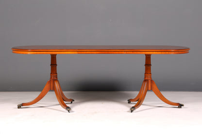 Beautiful Original Bradley Extendable Dining Table, Yew, English Antique 1960s Kitchen Table, Made in England