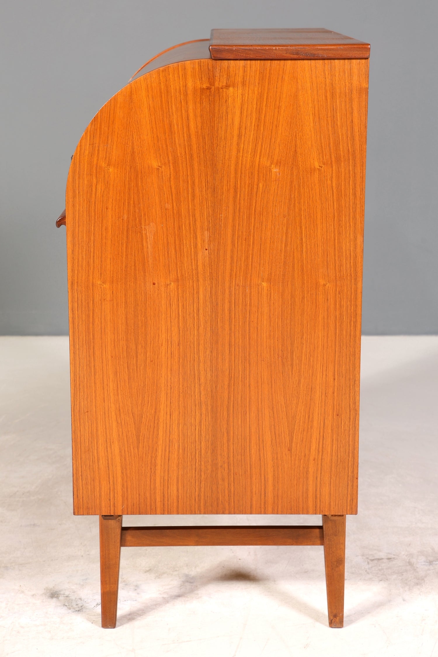 Wunderschöner Mid Century Rollladen Sekretär Danish Design echt Holz Schreibkommode 60er Jahre