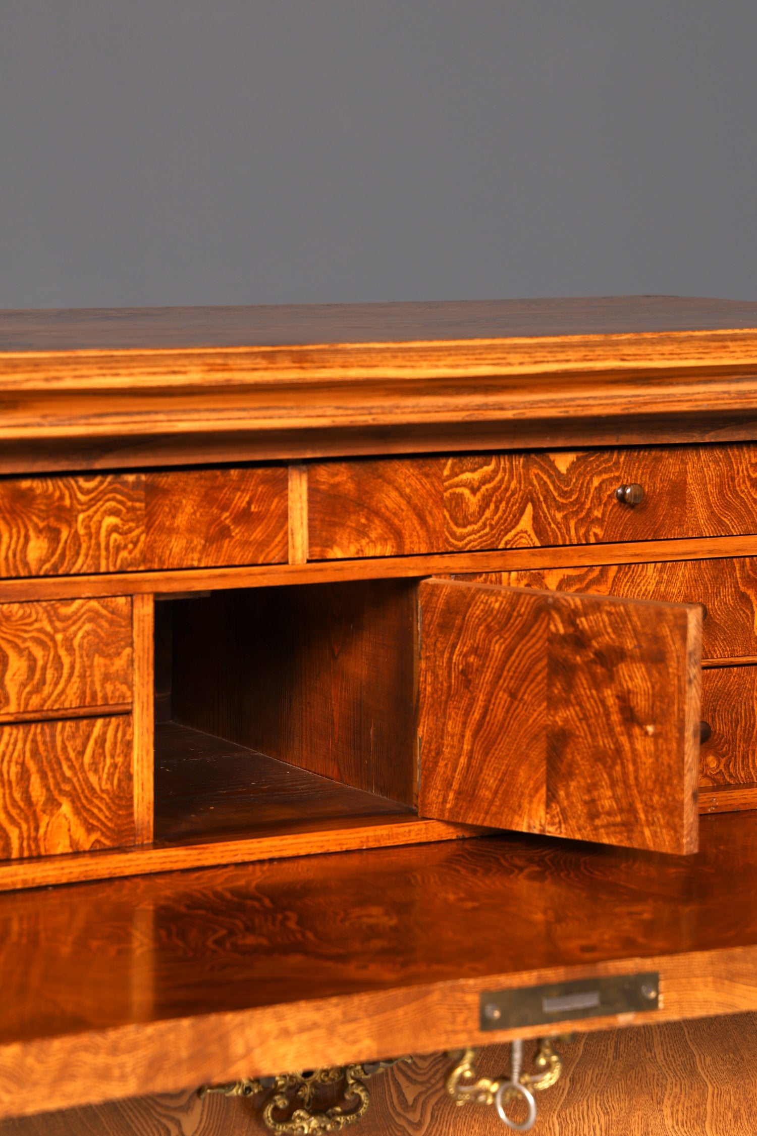 Stilvoller Gründerzeit Sekretär Kommode Jugendstil Schubladenkommode Antik Vertiko