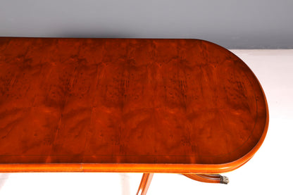 Beautiful Original Bradley Extendable Dining Table, Yew, English Antique 1960s Kitchen Table, Made in England