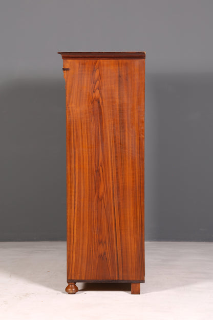 Beautiful Art Nouveau Antique Cabinet from Around 1880, Oak Wardrobe, Hallway Cabinet, Linen Cabinet, Solid Wood