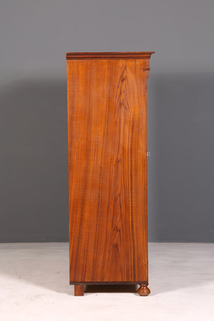 Beautiful Art Nouveau Antique Cabinet from Around 1880, Oak Wardrobe, Hallway Cabinet, Linen Cabinet, Solid Wood