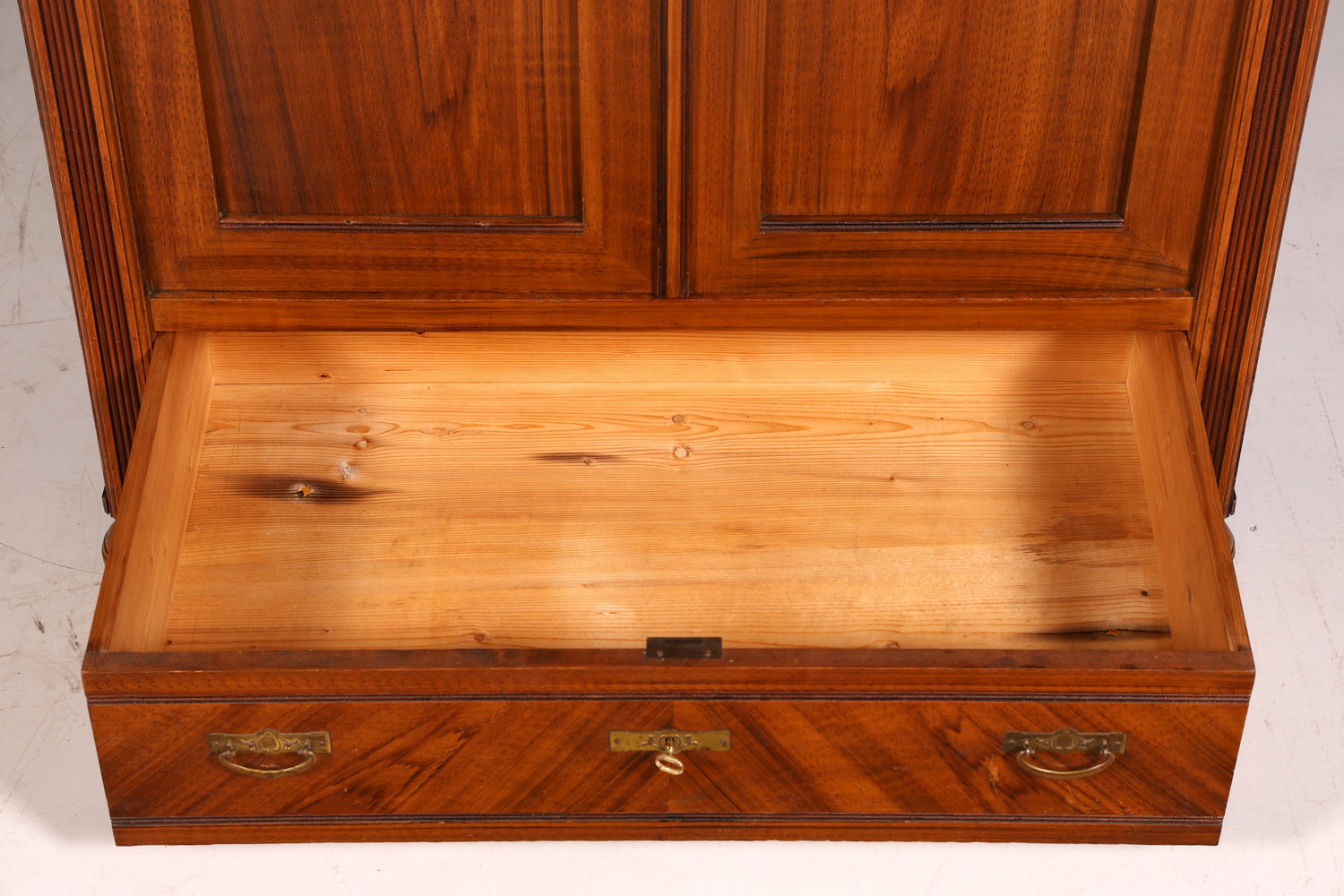 Beautiful Art Nouveau Antique Cabinet from Around 1880, Oak Wardrobe, Hallway Cabinet, Linen Cabinet, Solid Wood