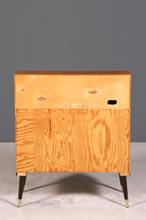 Stilvoller Mid Century Sekretär Vintage Schreibmöbel echt Holz Kommode Office Secretary