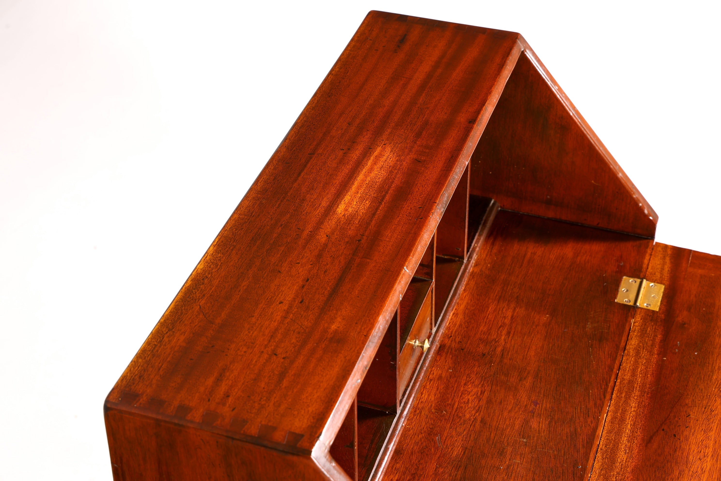 Beautiful Maritime Secretary English Writing Cabinet Solid Wood English Desk