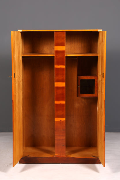 Beautiful Maritime Cabinet Military Chest Wardrobe Yew Vertiko Antique Colonial Hallway Cabinet