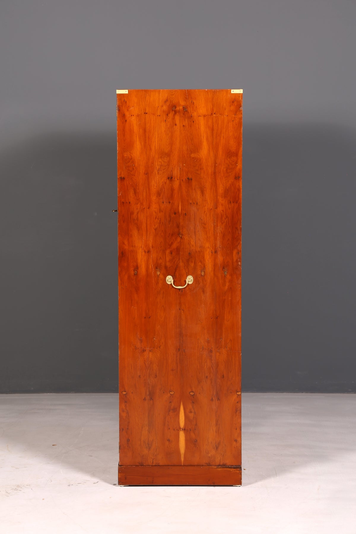 Beautiful Maritime Cabinet Military Chest Wardrobe Yew Vertiko Antique Colonial Hallway Cabinet