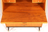 Stilvoller Mid Century Sekretär Vintage Schreibmöbel echt Holz Kommode Office Secretary