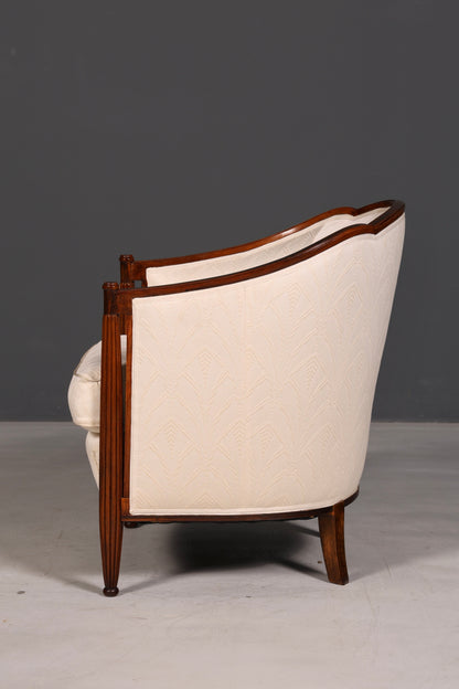 Elegant Art Deco armchair club chair lounge chair occasional chair vintage upholstered armchair 1 of 2