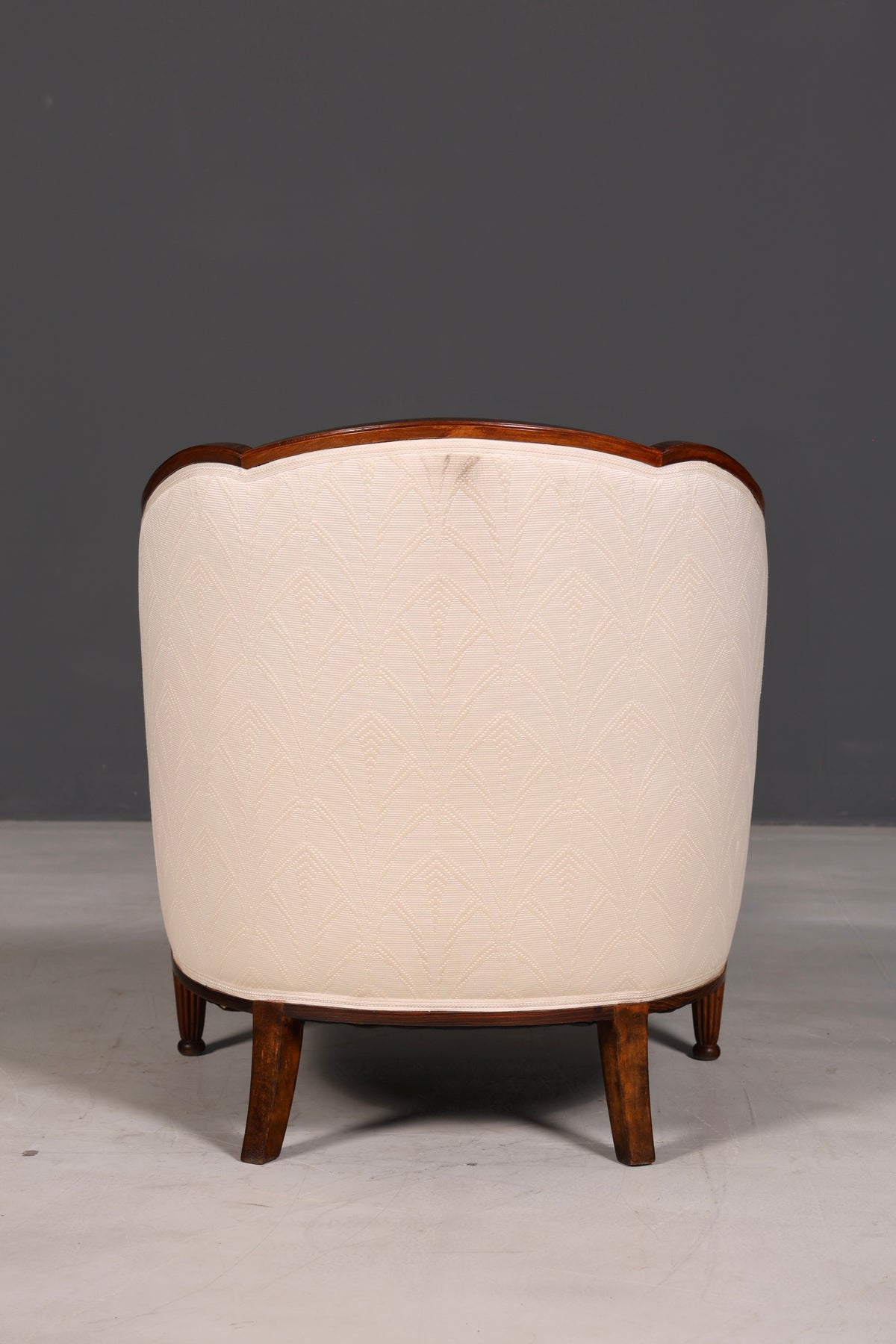 Elegant Art Deco armchair club chair lounge chair occasional chair vintage upholstered armchair 1 of 2