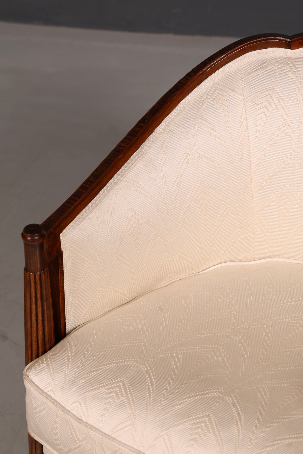 Elegant Art Deco armchair club chair lounge chair occasional chair vintage upholstered armchair 1 of 2