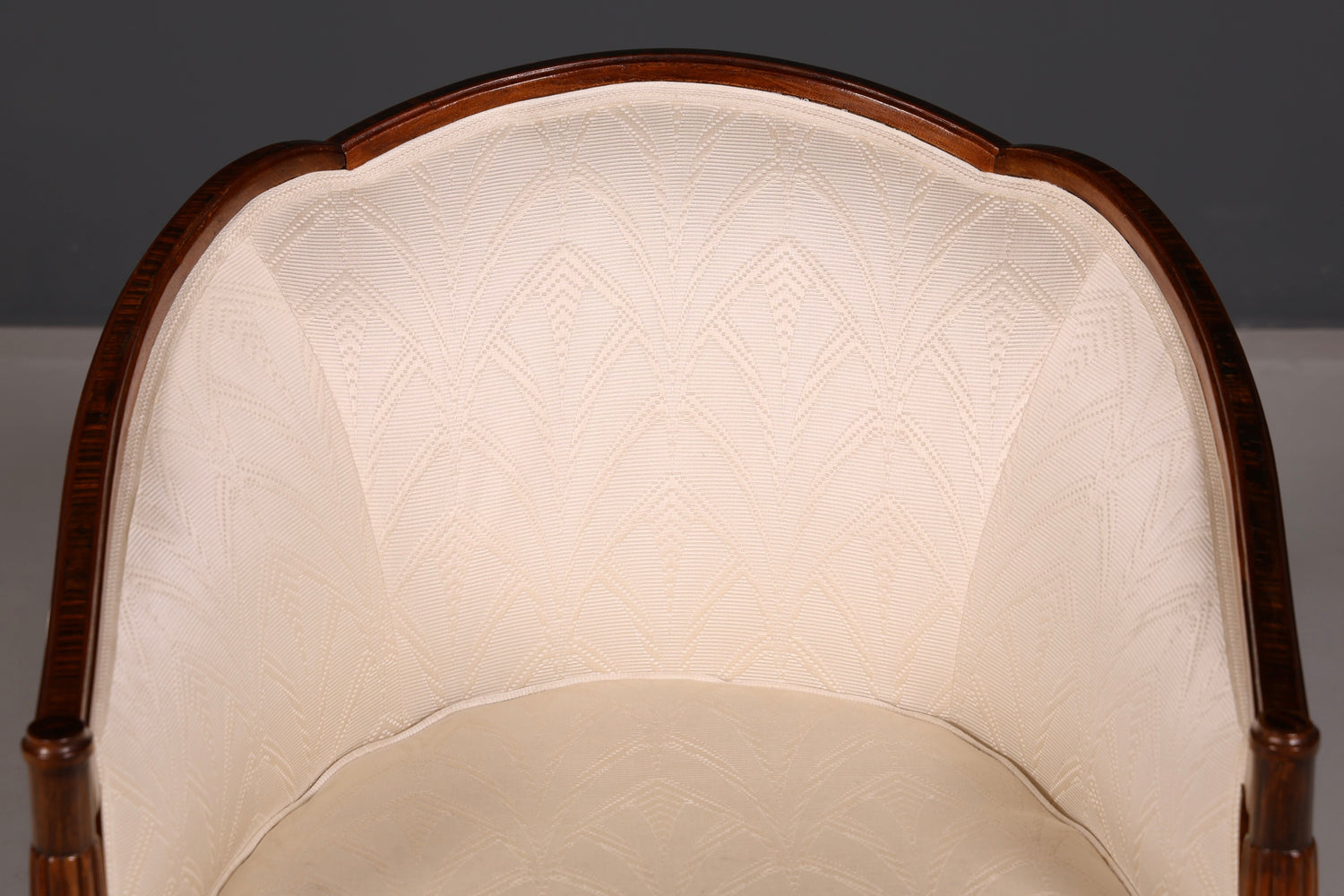 Elegant Art Deco armchair club chair lounge chair occasional chair vintage upholstered armchair 1 of 2