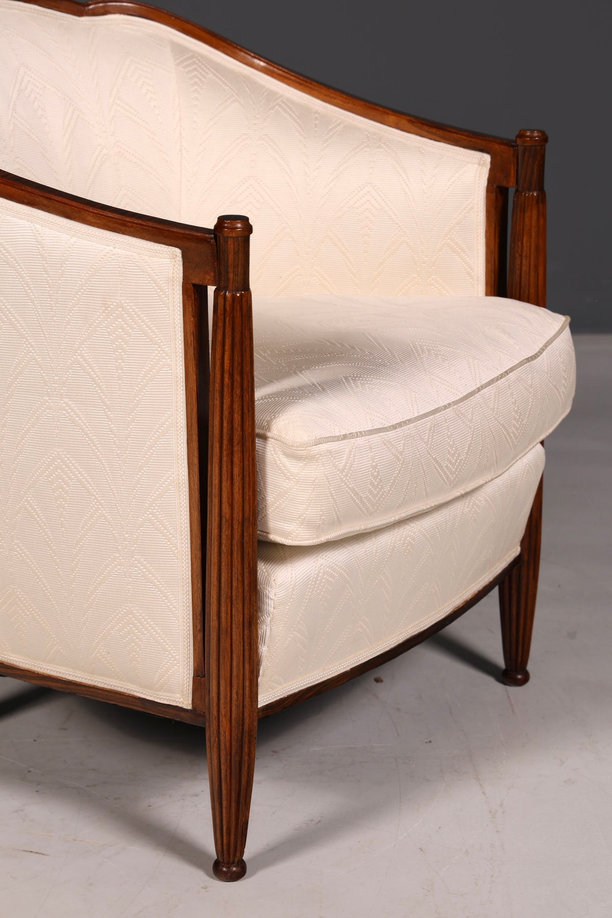 Elegant Art Deco armchair club chair lounge chair occasional chair vintage upholstered armchair 1 of 2