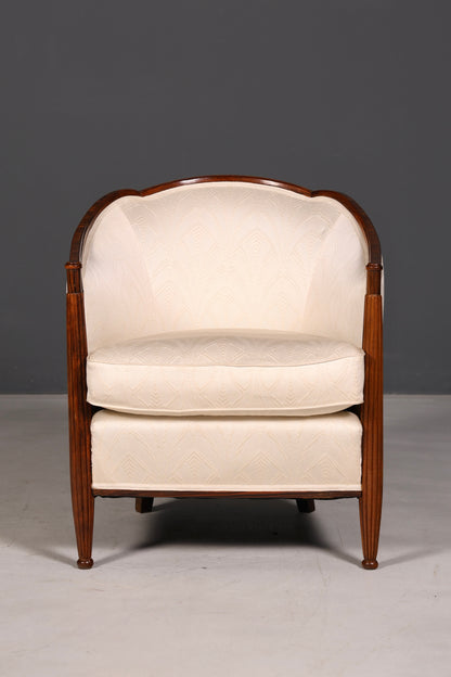 Elegant Art Deco armchair club chair lounge chair upholstered armchair vintage upholstered chair 2 of 2