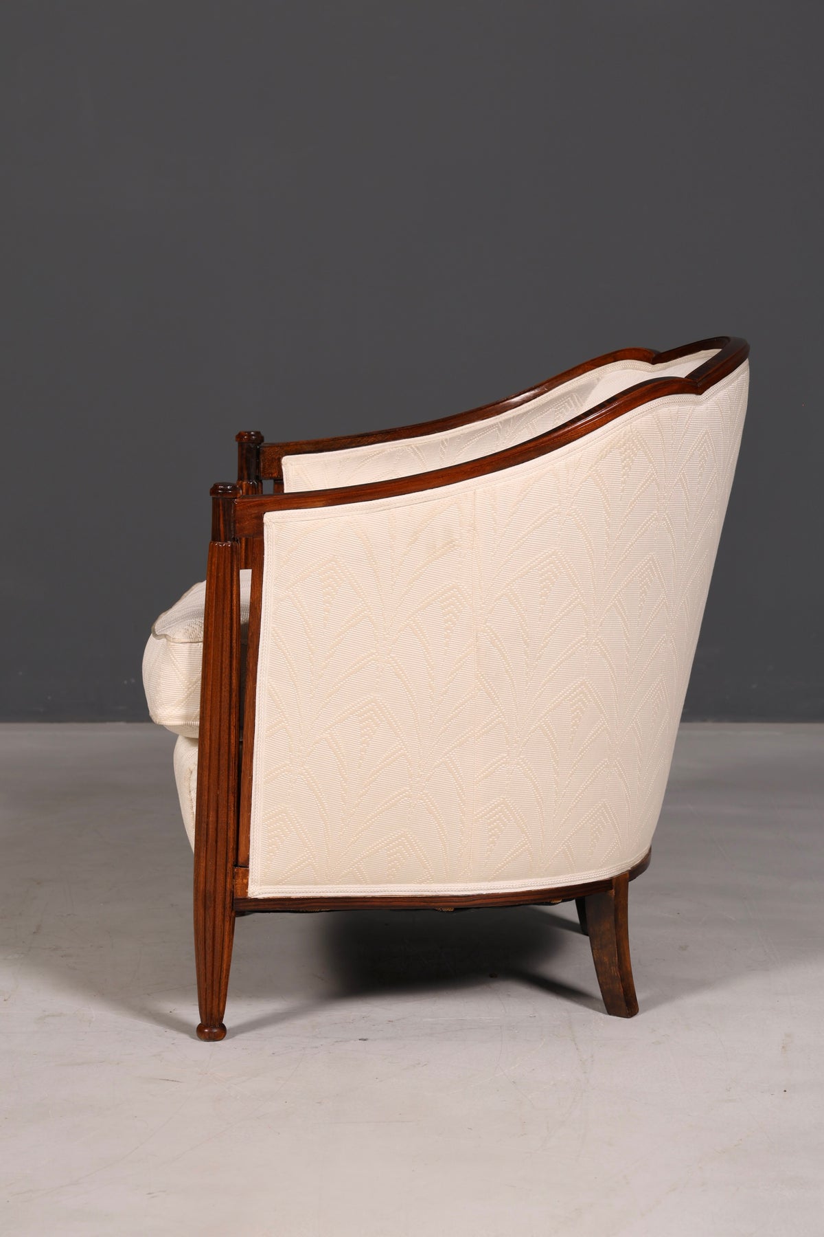 Elegant Art Deco armchair club chair lounge chair upholstered armchair vintage upholstered chair 2 of 2