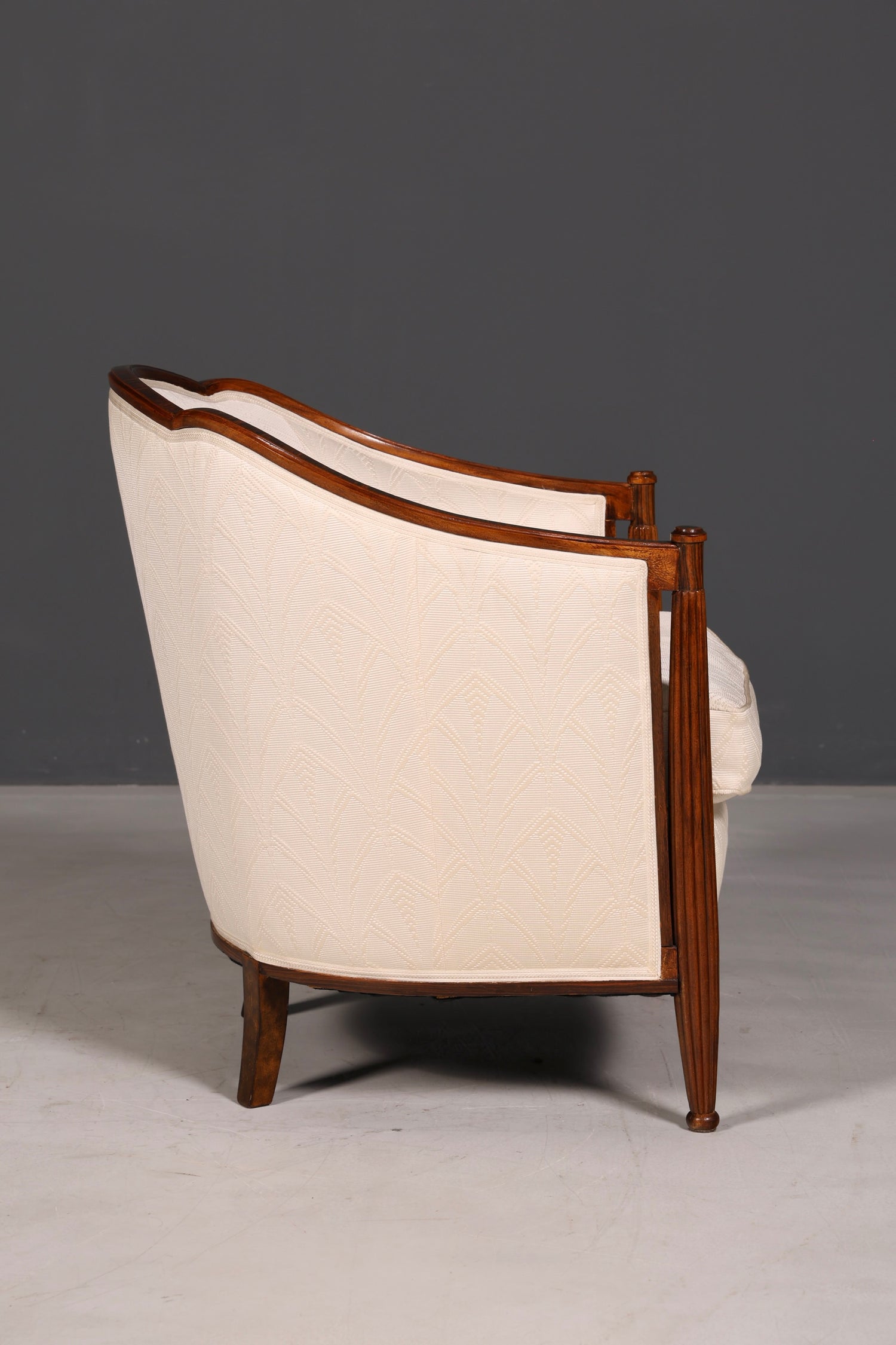 Elegant Art Deco armchair club chair lounge chair upholstered armchair vintage upholstered chair 2 of 2