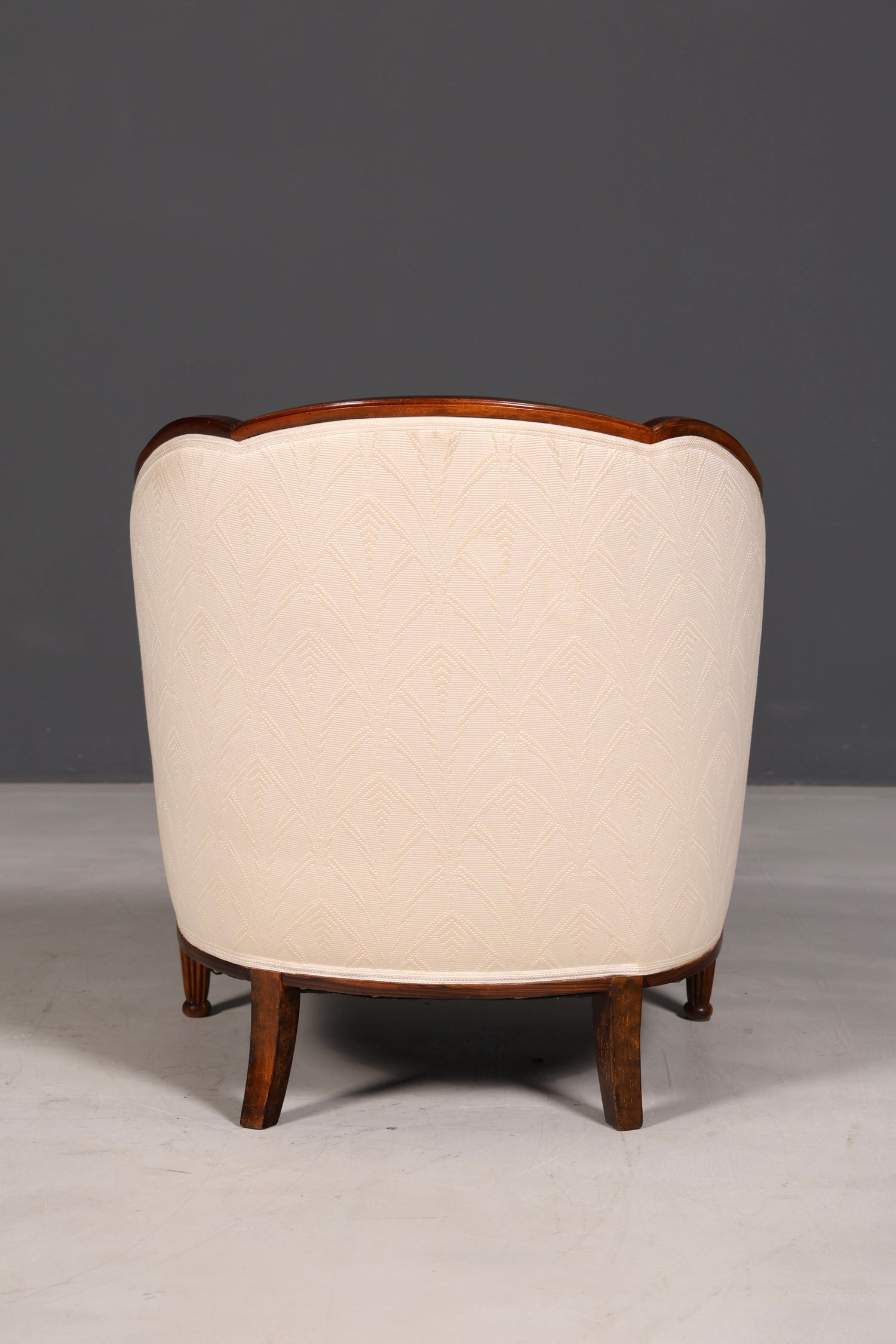 Elegant Art Deco armchair club chair lounge chair upholstered armchair vintage upholstered chair 2 of 2