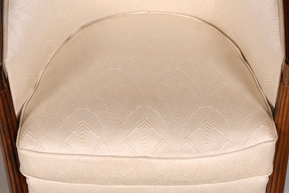 Elegant Art Deco armchair club chair lounge chair upholstered armchair vintage upholstered chair 2 of 2