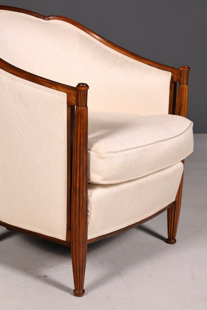 Elegant Art Deco armchair club chair lounge chair upholstered armchair vintage upholstered chair 2 of 2