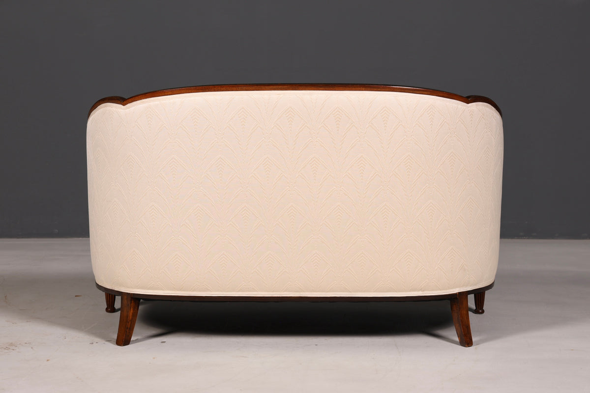 Elegant Art Deco sofa bench 2-seater vintage lounge sofa upholstered sofa salon sofa