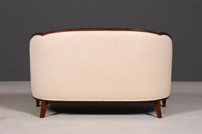 Elegant Art Deco sofa bench 2-seater vintage lounge sofa upholstered sofa salon sofa