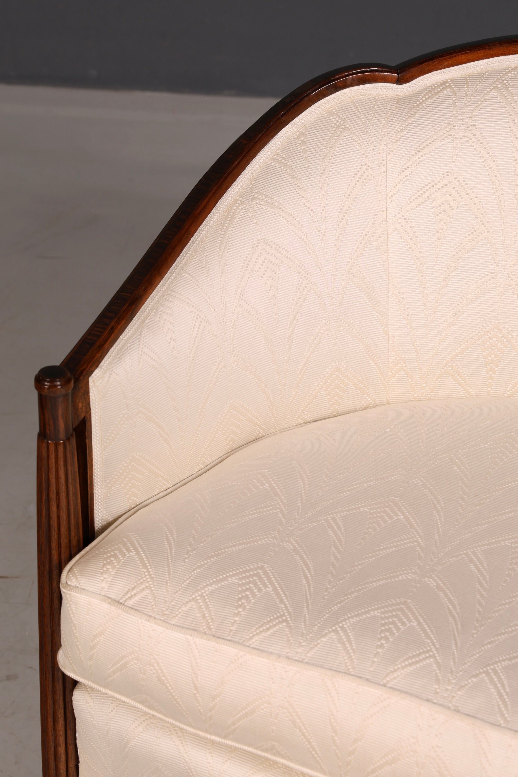 Elegant Art Deco sofa bench 2-seater vintage lounge sofa upholstered sofa salon sofa