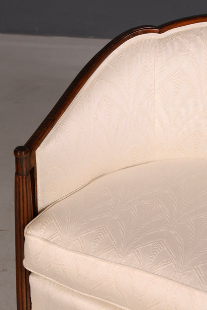 Elegant Art Deco sofa bench 2-seater vintage lounge sofa upholstered sofa salon sofa
