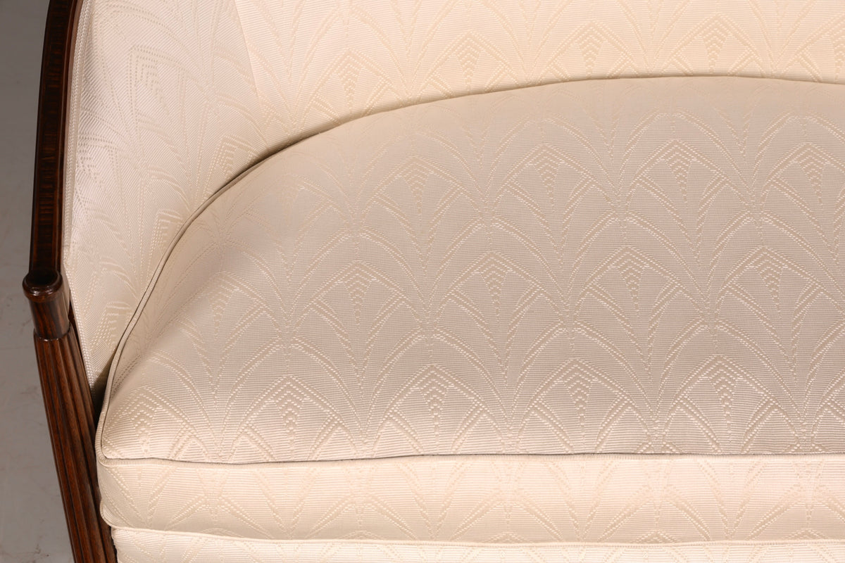 Elegant Art Deco sofa bench 2-seater vintage lounge sofa upholstered sofa salon sofa