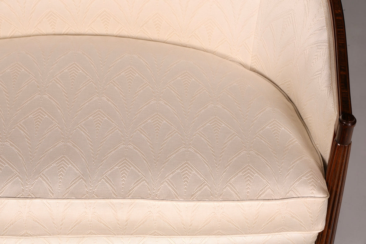 Elegant Art Deco sofa bench 2-seater vintage lounge sofa upholstered sofa salon sofa
