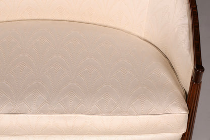 Elegant Art Deco sofa bench 2-seater vintage lounge sofa upholstered sofa salon sofa
