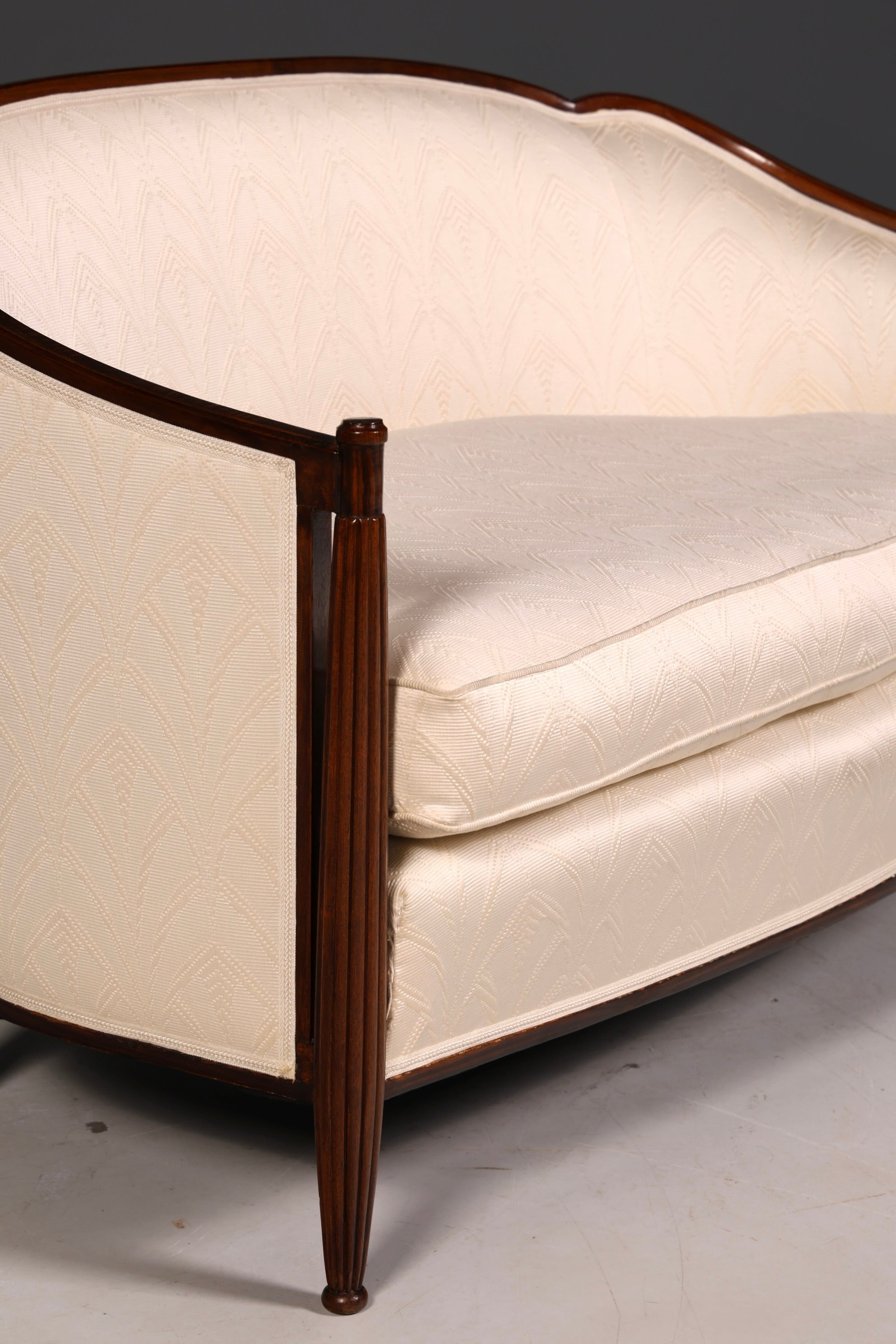 Elegant Art Deco sofa bench 2-seater vintage lounge sofa upholstered sofa salon sofa