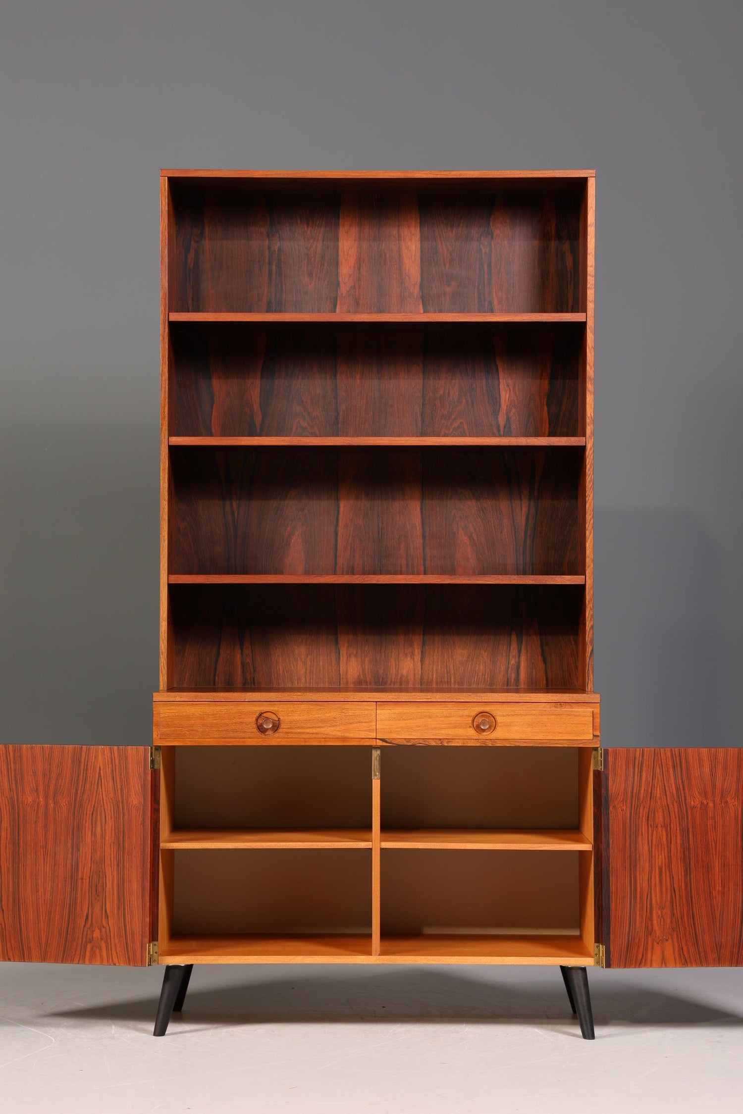 Original Bodafors &quot;Bertil Fridhagen&quot; Regal Palisander Holz Schrank Bücherregal Kommode Bücherschrank 60s 1 von 2