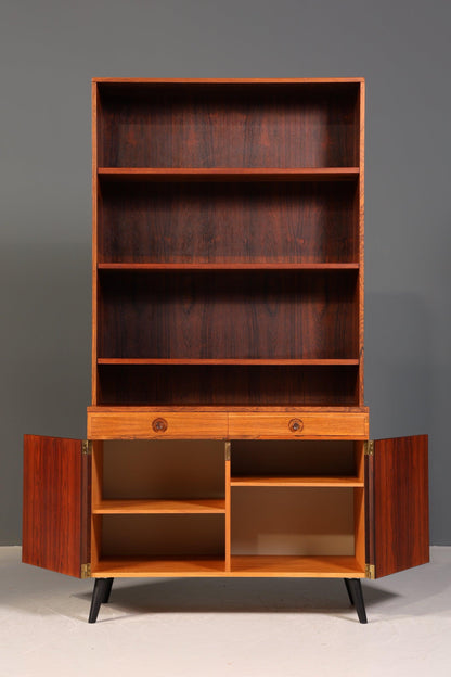 Original Bodafors &quot;Bertil Fridhagen&quot; Regal Palisander Holz Schrank Bücherregal Kommode Bücherschrank 60s 2 von 2