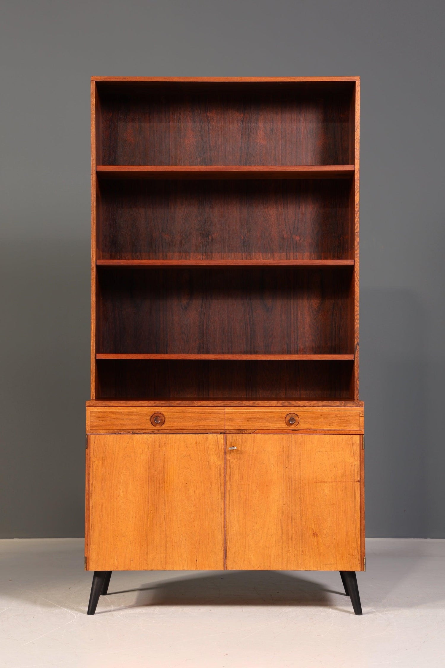 Original Bodafors &quot;Bertil Fridhagen&quot; Regal Palisander Holz Schrank Bücherregal Kommode Bücherschrank 60s 2 von 2