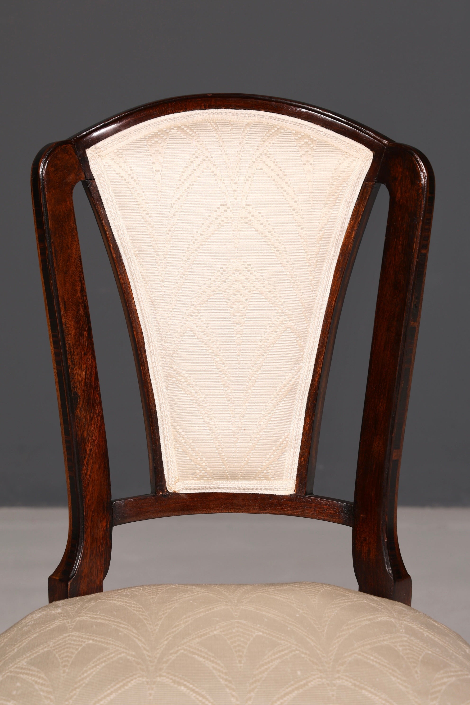 Elegant Art Deco chair Vintage dining chair writing desk chair upholstered chair armchair kitchen chair 2 of 2