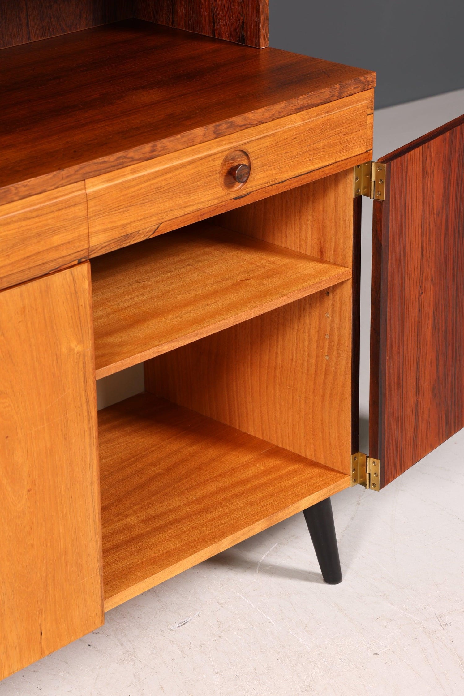 Original Bodafors &quot;Bertil Fridhagen&quot; Regal Palisander Holz Schrank Bücherregal Kommode Bücherschrank 60s 2 von 2