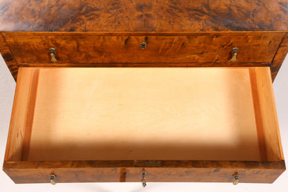 F234 Finish cm Wunderschöner Sekretär im Art Deco Stil Antik um 1930 Büro Kommode Schreibkommode