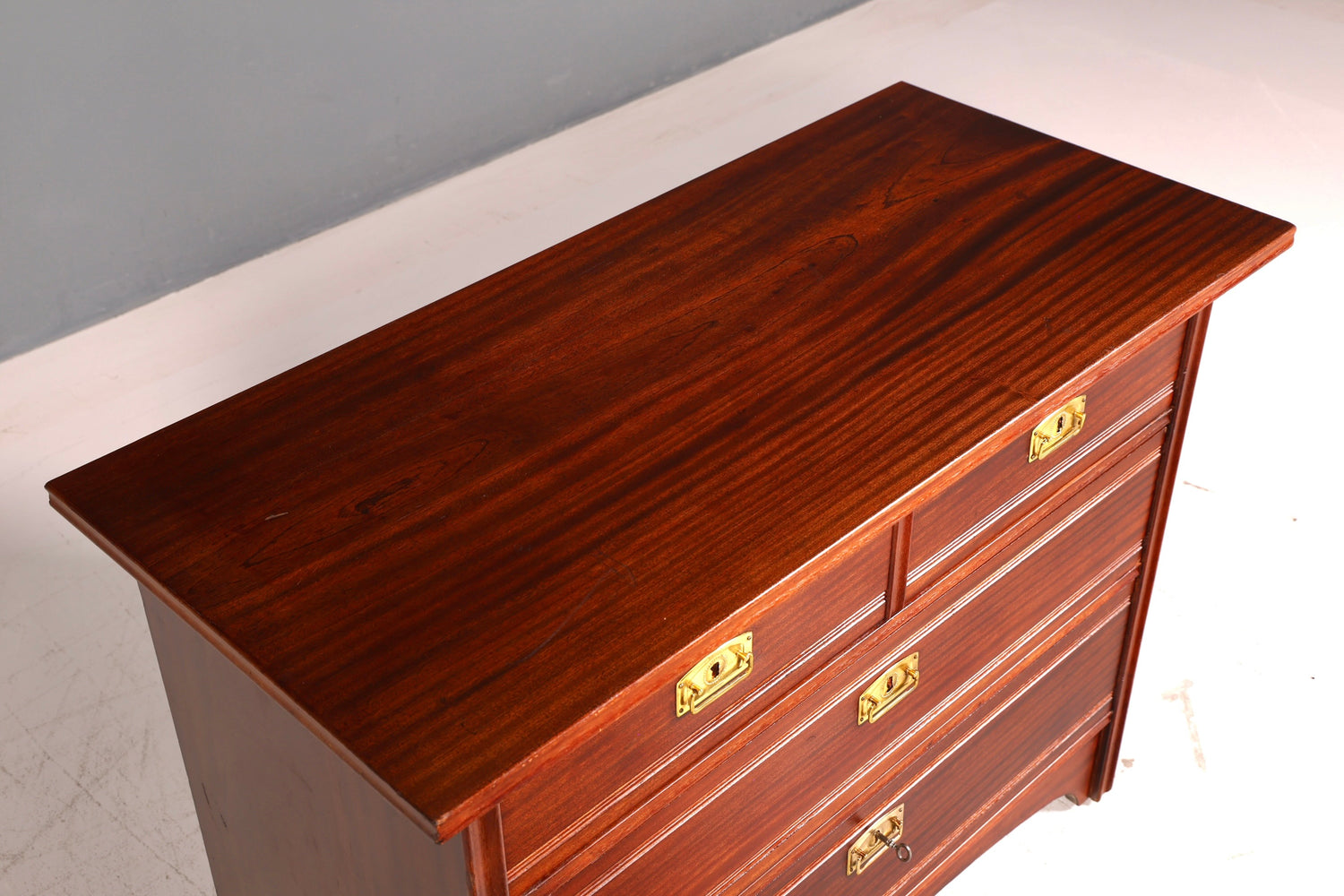 Edle Jugendstil Kommode Antik Massiv Echt Holz Sideboard Vintage Schubladen