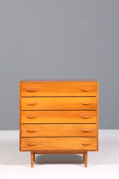 Traumhafte Mid Century Kommode Teak Holz Sideboard Vintage Schubladen Kommode Vertiko