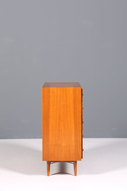 Traumhafte Mid Century Kommode Teak Holz Sideboard Vintage Schubladen Kommode Vertiko