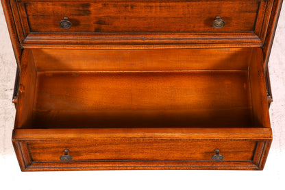 Edle Vitrine Antik Barock Stil Massiv Echt Holz Glasvitrine Vintage Schrank