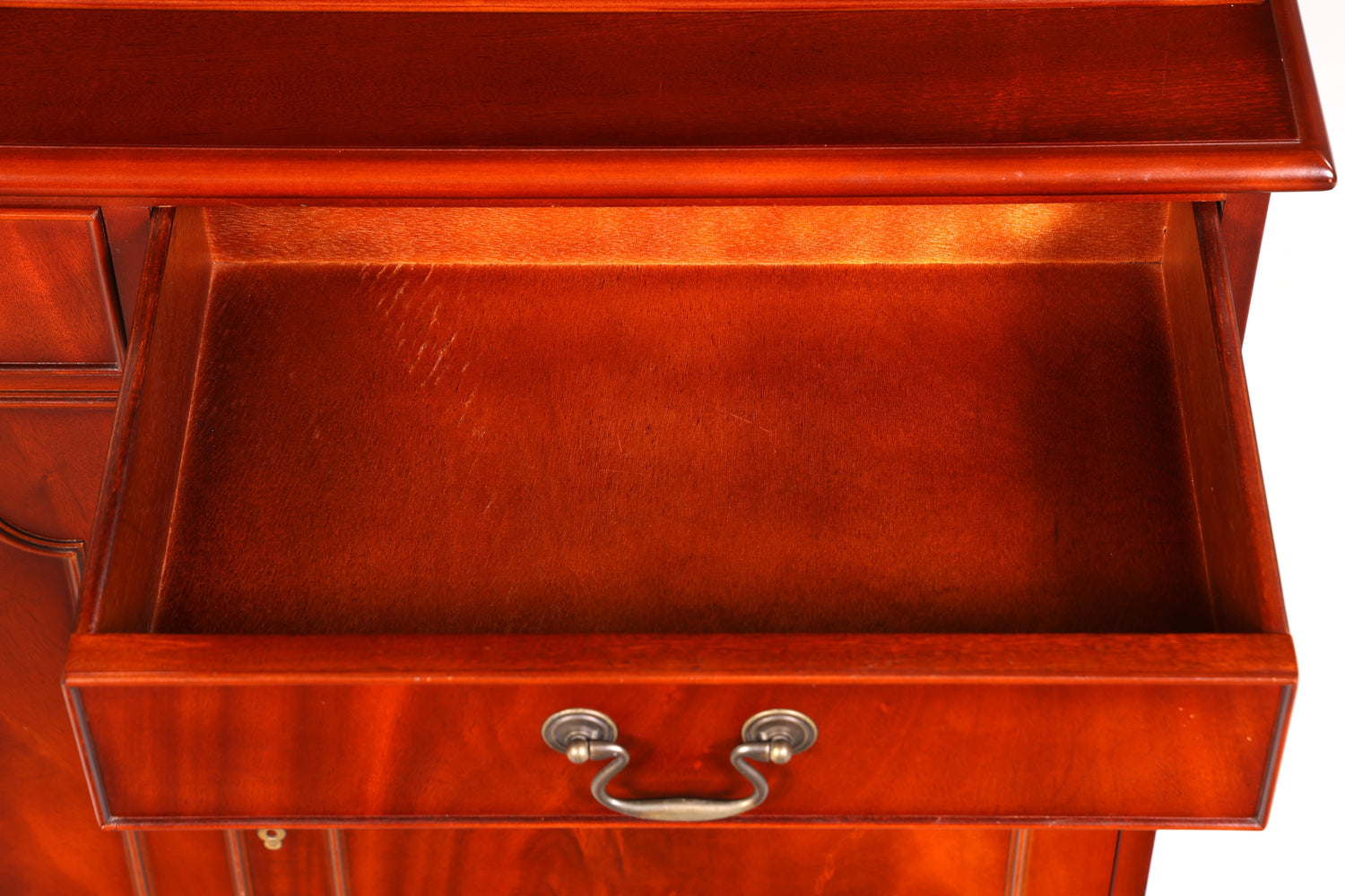 Wunderschöne Englische Vitrine Bibliothek Mahagoni Bücherschrank UK Buffet Schrank 60s Jahre