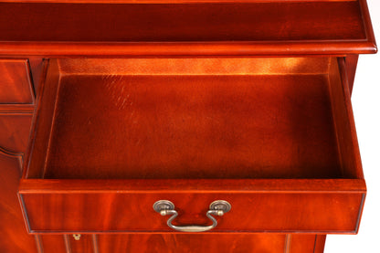 Wunderschöne Englische Vitrine Bibliothek Mahagoni Bücherschrank UK Buffet Schrank 60s Jahre