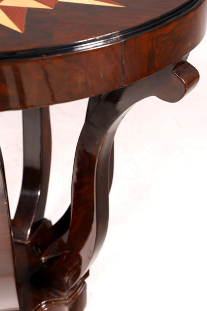 Wunderschöner Art Deco Stil Couchtisch Antik Stil Luxus Beistelltisch Wohnzimmer Ablagetisch