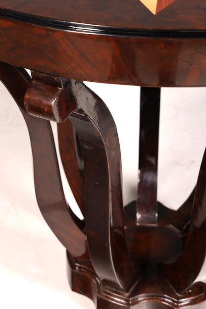 Wunderschöner Art Deco Stil Couchtisch Antik Stil Luxus Beistelltisch Wohnzimmer Ablagetisch
